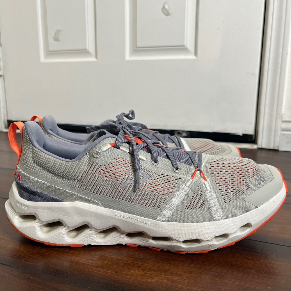 On Running Cloudsurfer Trail Sneakers Shoes Men's 12 Fossil/Ivory Trail Hiking